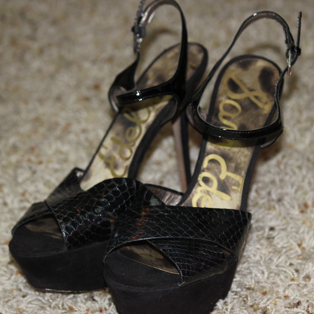 Sam Edelman black heels size 9